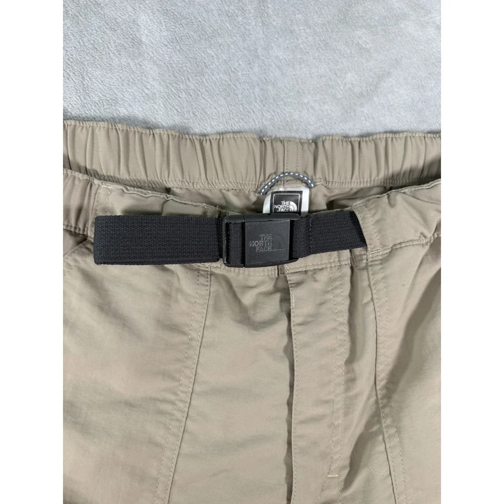The North Face Shorts Men's Large Tan Paramount Peak Nylon Belted Cargo Hiking